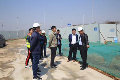 浦口經(jīng)濟(jì)開(kāi)發(fā)區(qū)管委會(huì)蒞臨百合路環(huán)保項(xiàng)目現(xiàn)場(chǎng)檢查指導(dǎo)，為綠色發(fā)展保駕護(hù)航